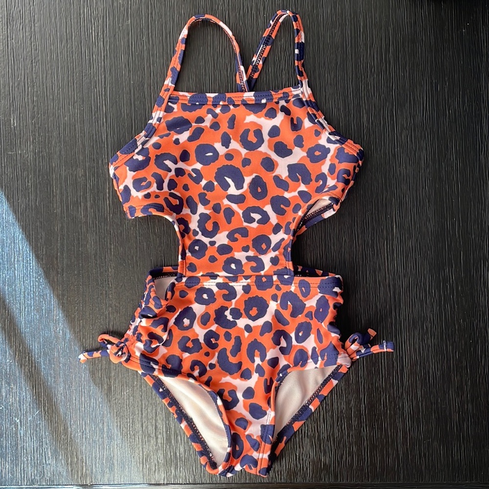 Cat & jack swimsuit, size 18 months , leopard print